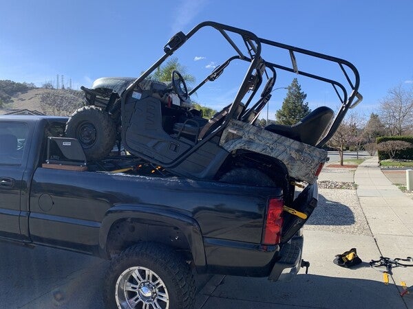 Titan Ramps Raised Atv Utv Truck Bed Rack