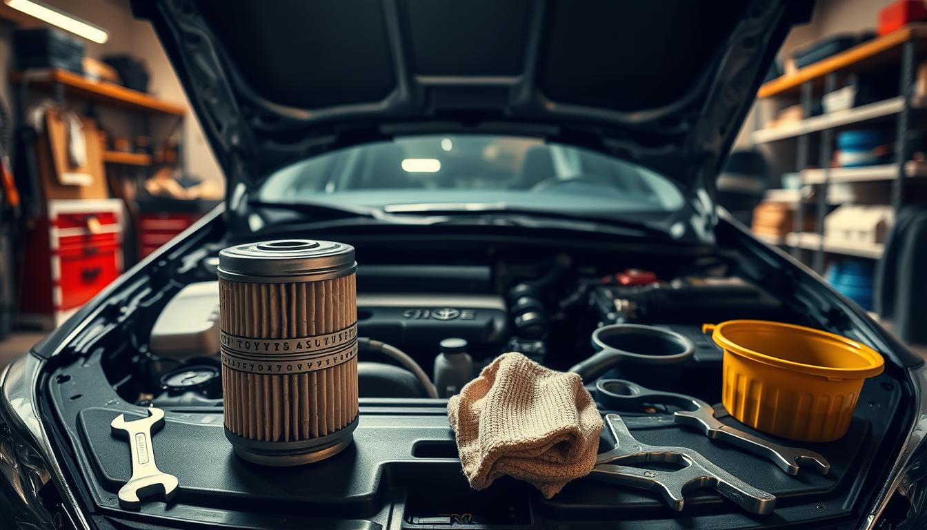 how to change oil filter on 2015 Toyota Camry