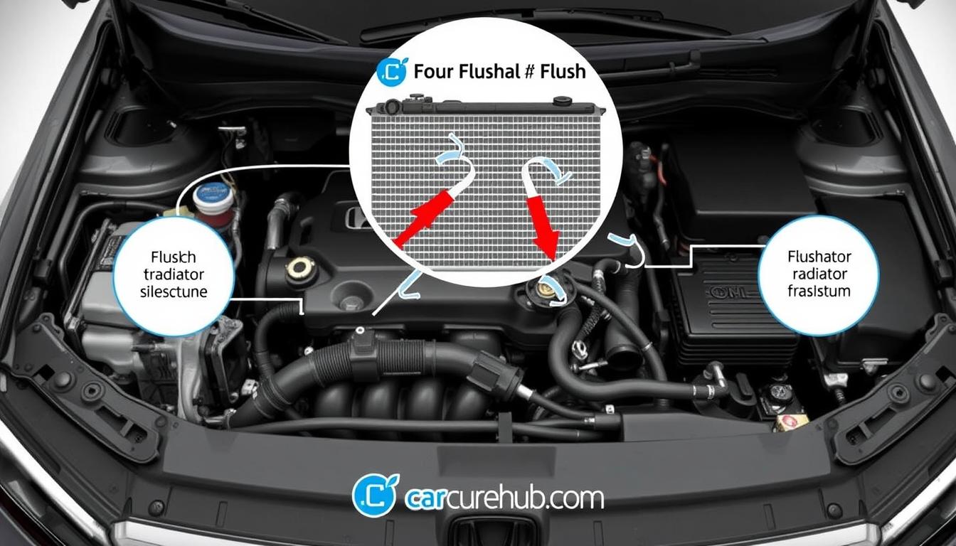 how to flush radiator in Honda Accord (2018-2022)