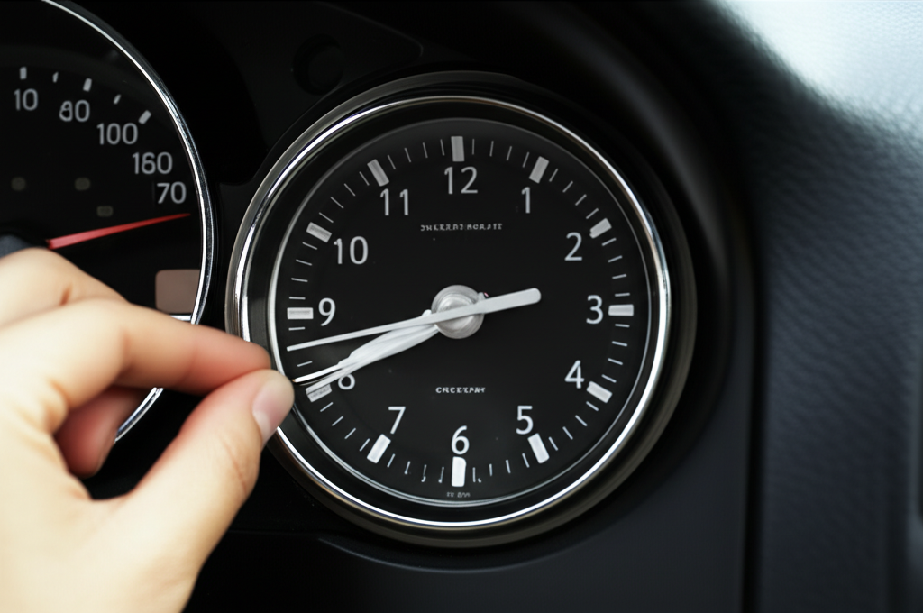 Generate a high-quality, relevant image prompt for an article about: Proven Car Clock Resetting Solu