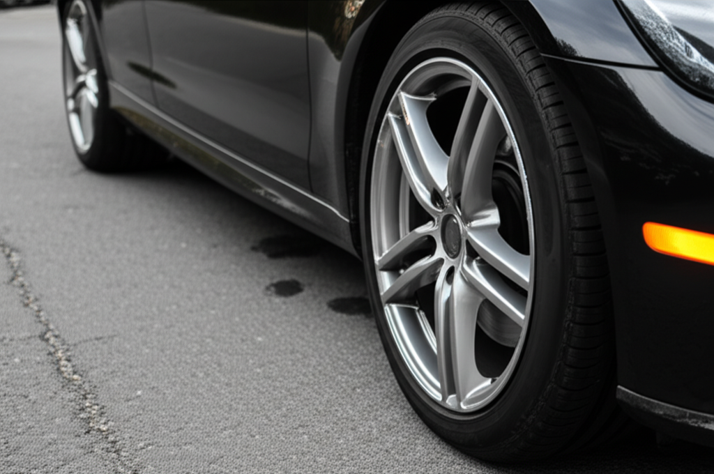 Generate a high-quality, relevant image prompt for an article about: Car Pulls To The Left When Brak