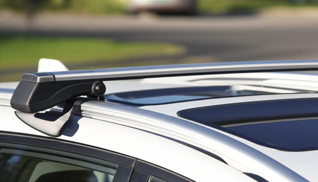 Generate a high-quality, relevant image prompt for an article about: How to Make Roof Racks Quieter: