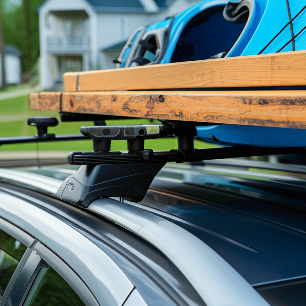 Generate a high-quality, relevant image prompt for an article about: Roof Rack Stops: Proven Essenti