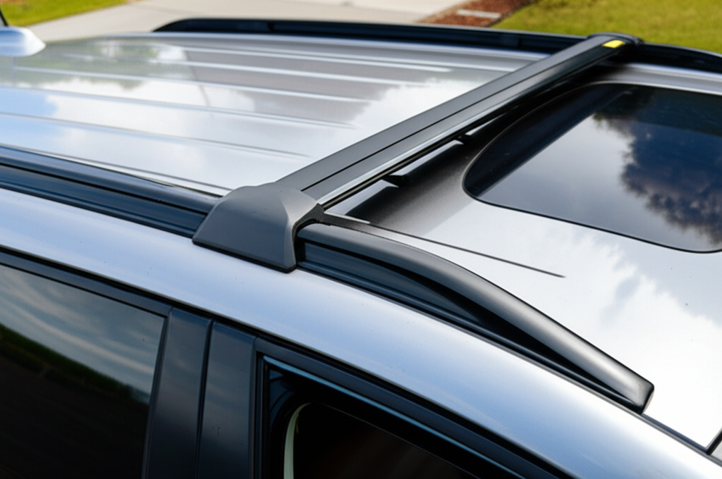 Generate a high-quality, relevant image prompt for an article about: How to Stop Roof Racks Whistlin