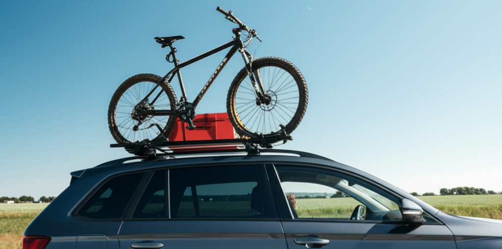 Generate a high-quality, relevant image prompt for an article about: Are Roof Racks Safe? Essential