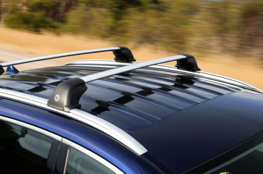 Generate a high-quality, relevant image prompt for an article about: Roof Rack Noise Reduction: Prov