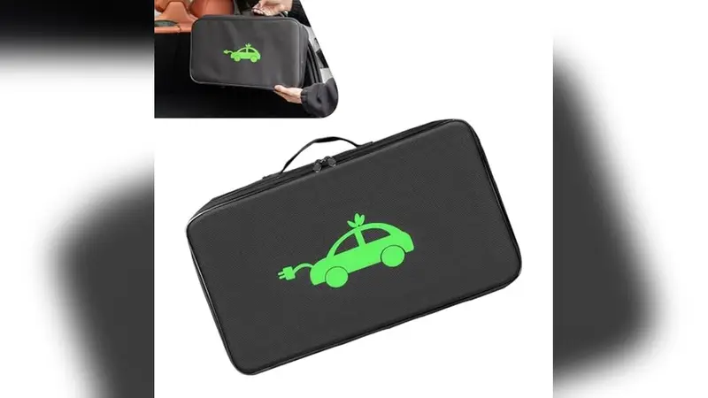 Electric Vehicle Charging Cable Organizer Bag