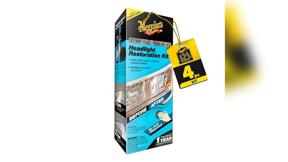 Meguiar'S Two Step Headlight Restoration Kit 4 Fl Oz G2970