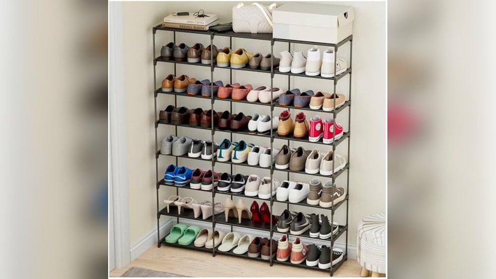 SMILHELTD Large Shoe Rack Review: Sturdy 40-60 Pair Organizer