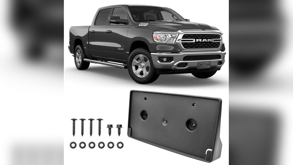 Strong Ram 1500 Heavy Duty License Plate Frame for Ultimate Durability